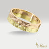 6mm Anuenue Rainbow Ring_Two Tone_Flat Shape [14K Gold]