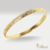 [14K Gold] 6mm Open Bangle Bracelet/ Barrel *Made-to-order*TRDSP