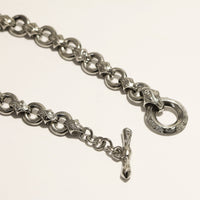 Maile Chain Links Bracelet_small [Black Chrome Silver 925]