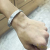 10mm Heavy Thickness Hawaiian Bangle Bracelet [Silver 925]