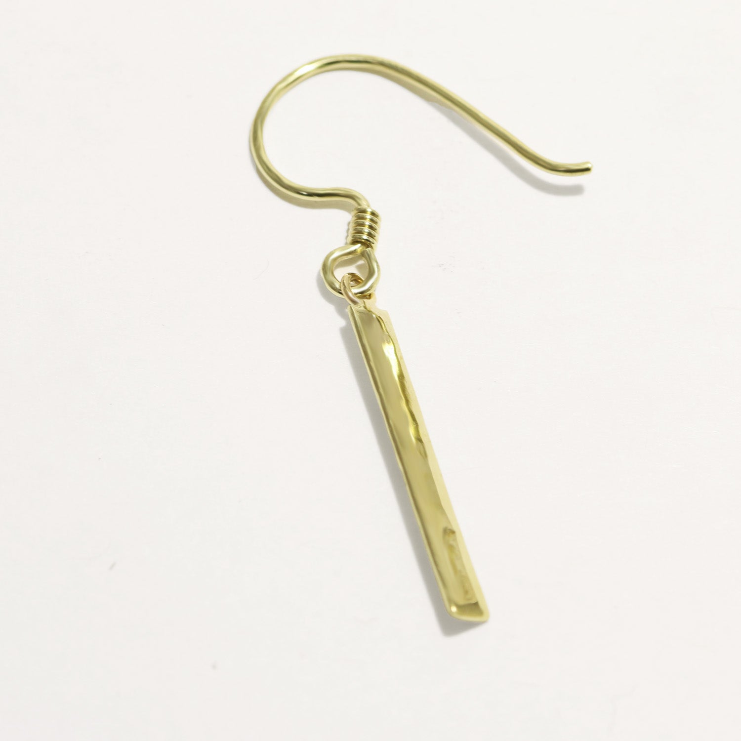 Bar Pierced Earring_Small_2mm [14K/18K Gold]