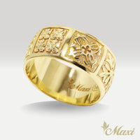 Hawaiian Quilt Ring [14K/18K Gold]