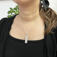Hawaiian Quilt Pendant-Kukui,Honu,Naupaka [Silver 925]