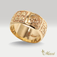 Hawaiian Quilt Ring [14K/18K Gold]