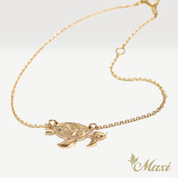 [14K Gold] Honu(Hawaiian Sea Turtle) Bracelet *Made-to-order*(TRD)