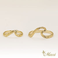 Large Nalu Wave Ring [14K/18K Gold]