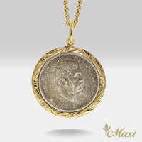 King Kalakaua Coin Pendant Large [14K/18K Gold]