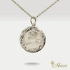 Queen Liliuokalani Replica Coin Pendant Small [14K Gold]