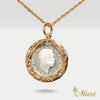 King Kalakaua Replica Coin Pendant Large [14K Gold]