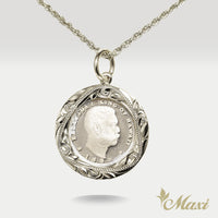 King Kalakaua Replica Coin Pendant Large [14K Gold]