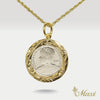 Queen Liliuokalani Replica Coin Pendant [14K Gold]