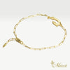 Fish Hook Bracelet with Diamond_Small [14K/18K Gold]