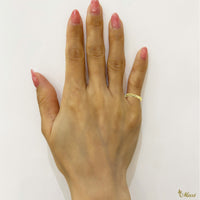 2.5mm Cutout Pinky Ring [14K/18K Gold]