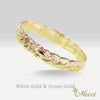 2.5mm Rainbow Pinky Ring_0.5mm thick [14K Gold]