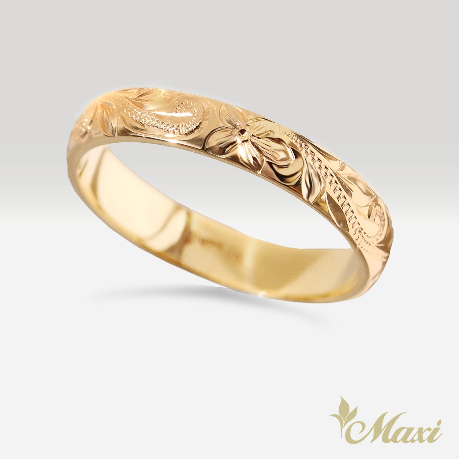 3mm/4mm Lightweight Hawaiian Ring [14K Gold]