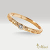 [14K/18K Gold] 0.06ct Diamond 2mm Ring (R0812)*Made to Order*