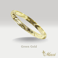 2mm Barrel-Shaped Hawaiian Ring [14K/18K Gold/Platinum]