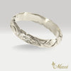 4mm Barrel-Shaped Hawaiian Ring_Cut Out Edge [Silver 925]