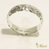 6mm Barrel-Shaped Hawaiian Ring_Cut Out Edge [Silver 925]