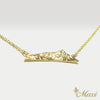Diamond Head Necklace Small [14K Gold] 