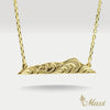 Diamond Head Necklace Large [14K Gold] 