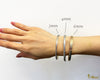[14K Gold] 6mm Open Bangle Bracelet/ Barrel *Made-to-order*TRDSP