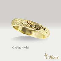 3mm Honu_Hawaiian Sea Turtle Ring [14K/18K Gold·Platinum]