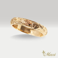 3mm Honu_Hawaiian Sea Turtle Ring [14K/18K Gold·Platinum]