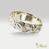 6mm Honu_Hawaiian Sea Turtle Ring [14K/18K Gold/Platinum]