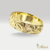 6mm Honu_Hawaiian Sea Turtle Ring [14K/18K Gold/Platinum]