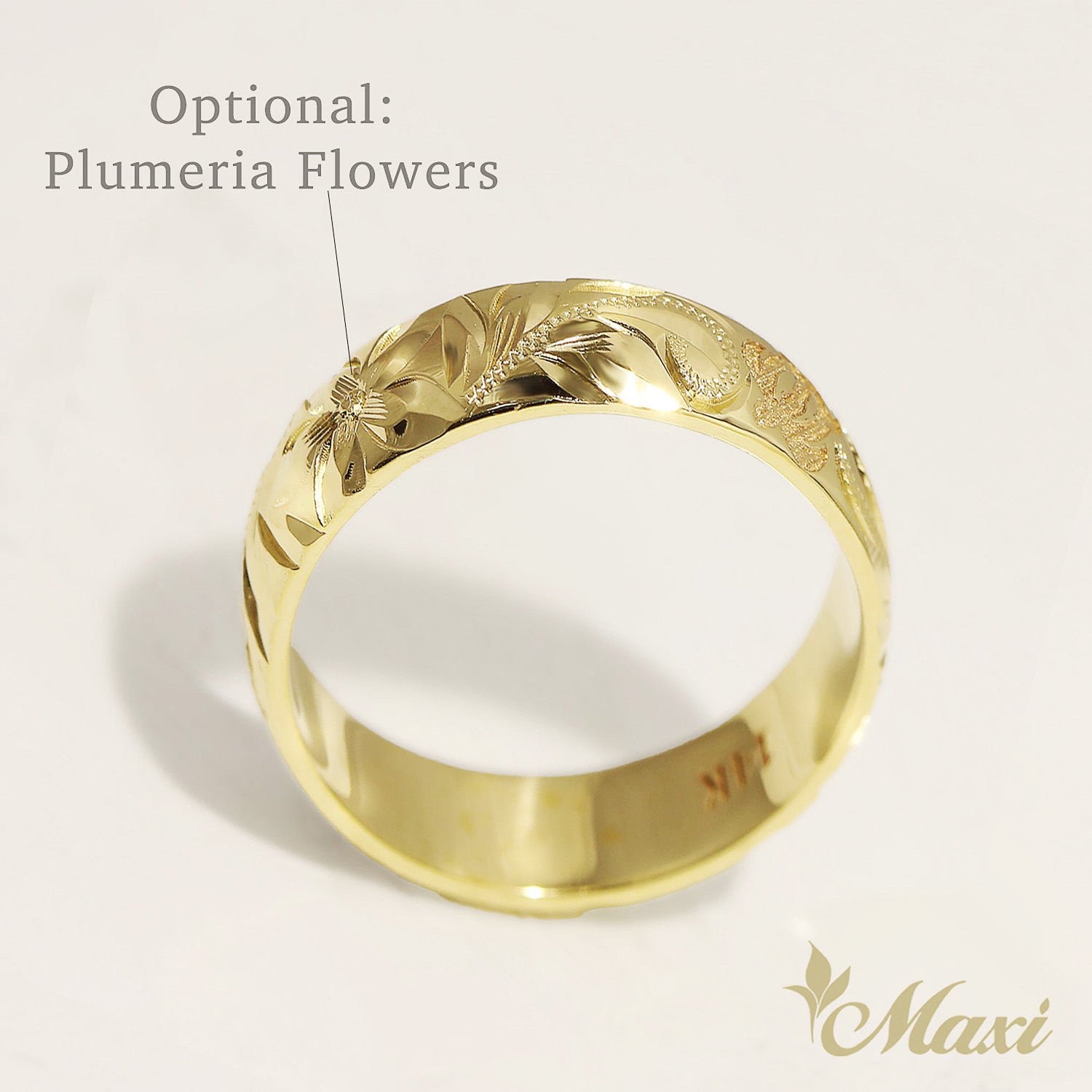 6mm Honu_Hawaiian Sea Turtle Ring [14K/18K Gold/Platinum]