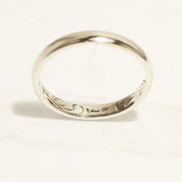 4mm Inner Engraved Ring_Barrel-Shaped [14K/18K Gold/Platinum]