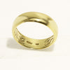 6mm Inner Engraved Ring_Barrel-Shaped [14K/18K Gold/Platinum]