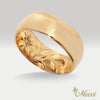 8mm Inner Engraved Ring_Barrel-Shaped [14K/18K Gold/Platinum]