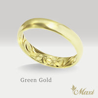 4mm Inner Engraved Ring_Barrel-Shaped [14K/18K Gold/Platinum]
