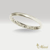 2.5mm Inner Engraved Hawaiian Ring_Barrel-Shaped [14K/18K Gold/Platinum]
