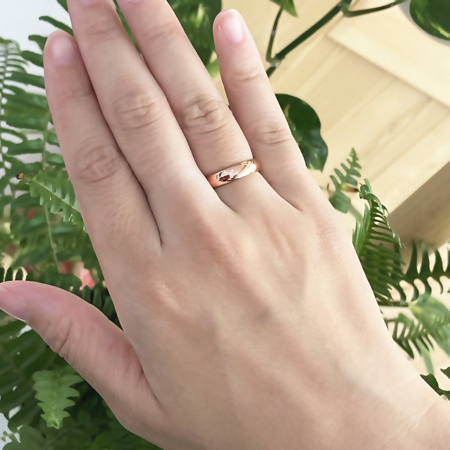 4mm Inner Engraved Ring_Barrel-Shaped [14K/18K Gold/Platinum]