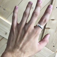 6mm Inner Engraved Ring_Barrel-Shaped [14K/18K Gold/Platinum]