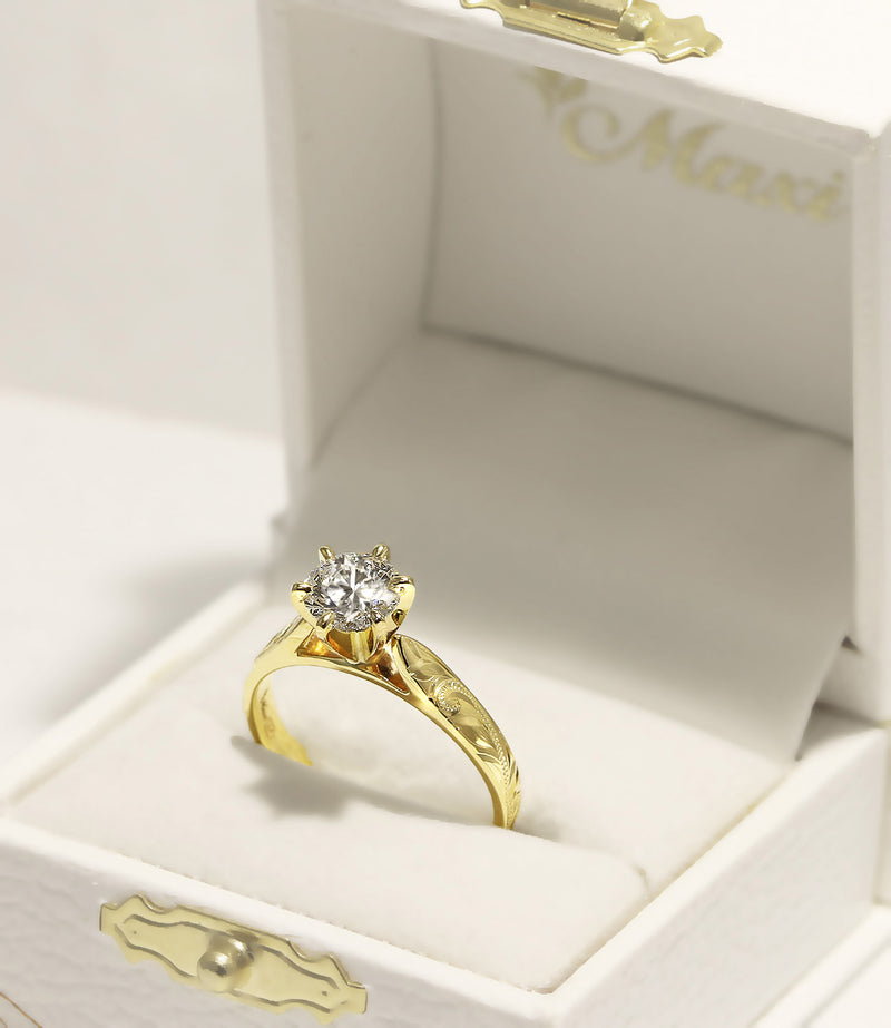 1 carat Ethical Lab-Grown Diamond Engagement Ring [14K/18K Gold] 