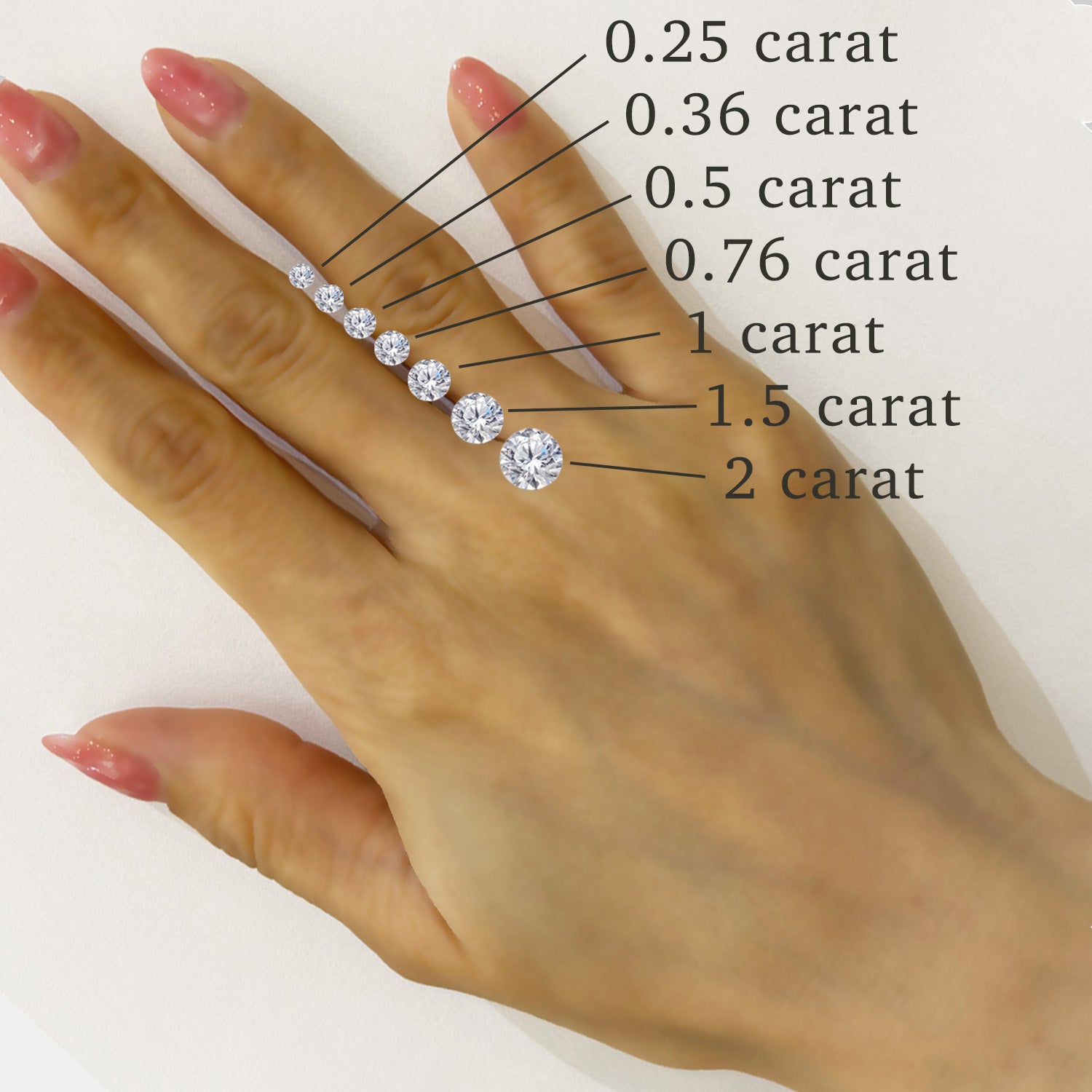 0.5 Carat Round Lab-Grown Diamond Maile Leaf Ring [14K/18K Gold/Platinum]