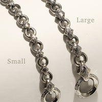 Maile Chain Links Bracelet_small [Black Chrome Silver 925]