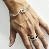 [Silver 925] Enamel Wave Ring Small 8mm (R0298) 