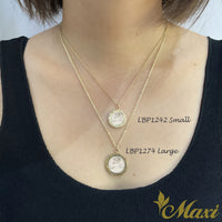 Queen Liliuokalani Replica Coin Pendant [14K Gold]