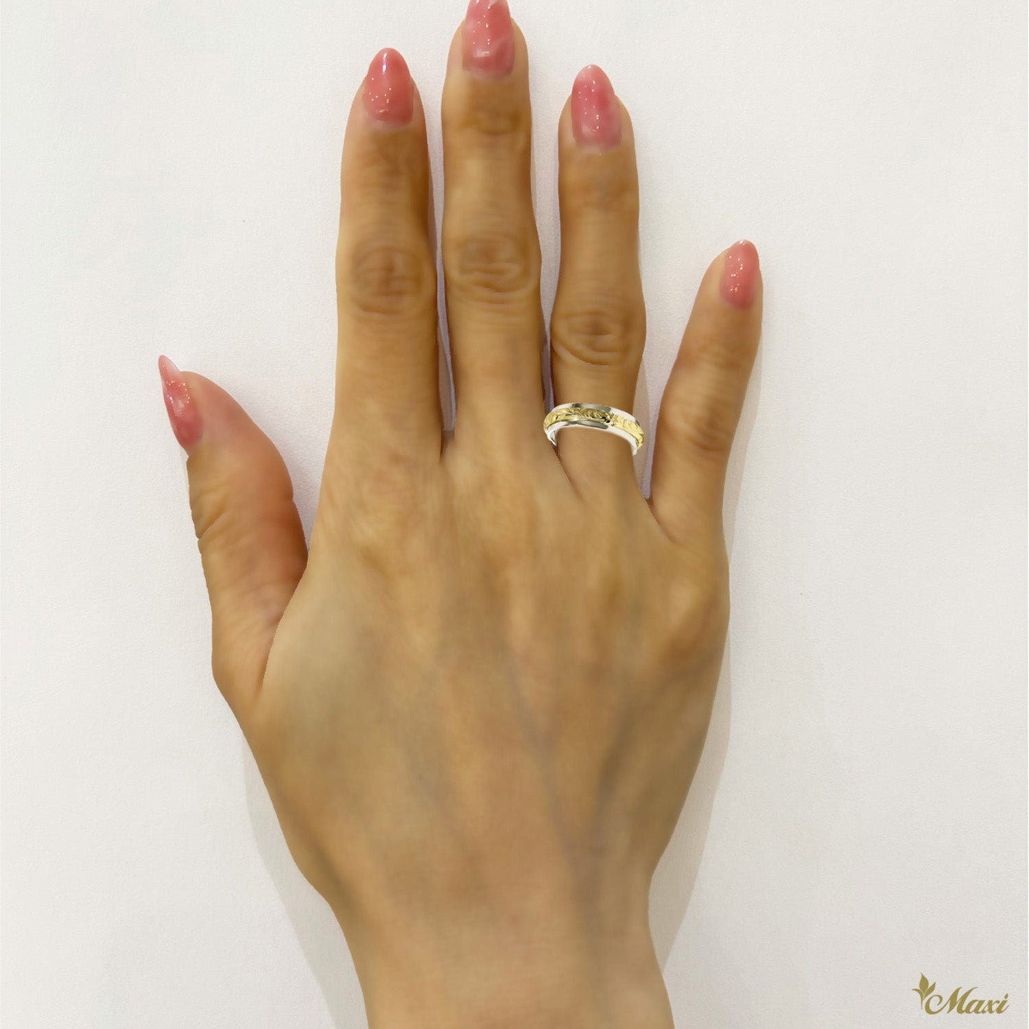 Two Tone_Hawaiian Couple Rings [14K/18K Gold]