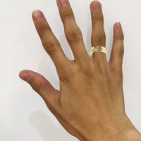 Two Tone_Hawaiian Couple Rings [14K/18K Gold]