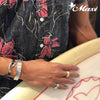 [14K Gold] Fish Hook Leather Bracelet *Made to Order* (B0309)