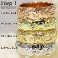 8x4mm Two Tone Ring [14K/18K Gold] 