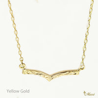 Kohola Whale Tail Necklace Small [14K Gold] 
